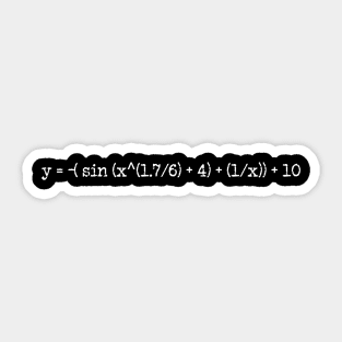 SPN Fangirl Math Sticker